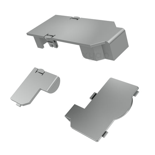 3 Piece Port Covers - Silver