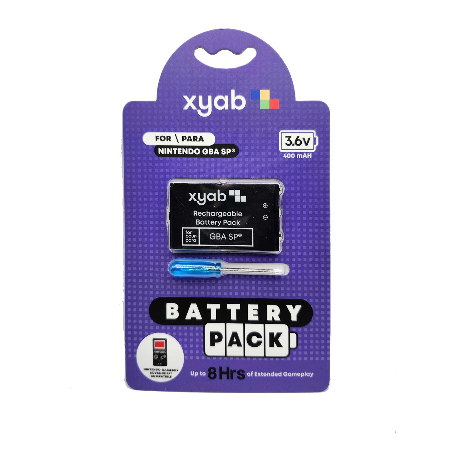 Rechargeable Battery Pack for Nintendo GBA SP® – XYAB