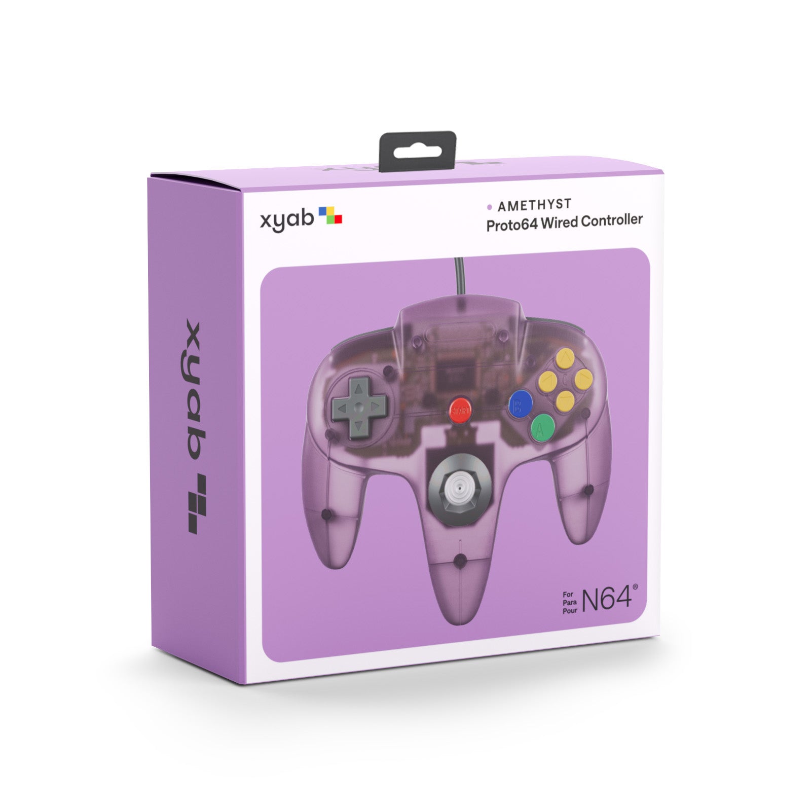 PROTO64 Wired Controller for Nintendo 64® - Amethyst – XYAB