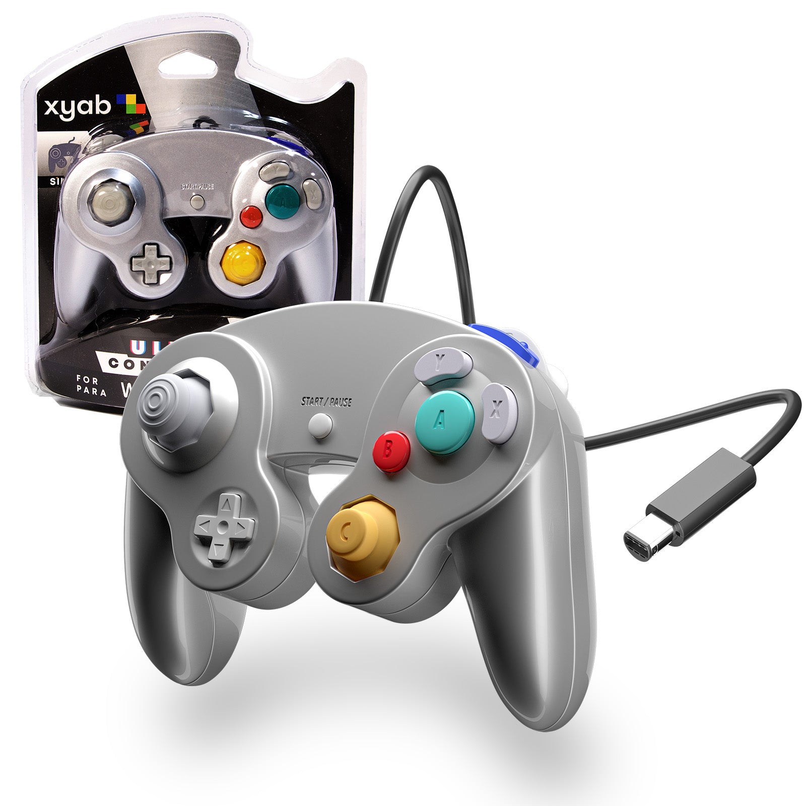 4 Original Nintendo on sale GameCube Silver Controllers