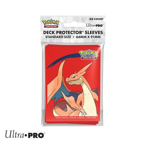 Deck Protector Sleeves Mega Charizard Y - 65 Pack
