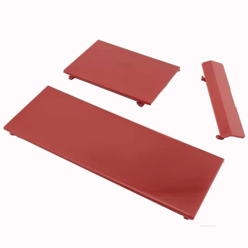 3 Piece Port Dust Covers - Red