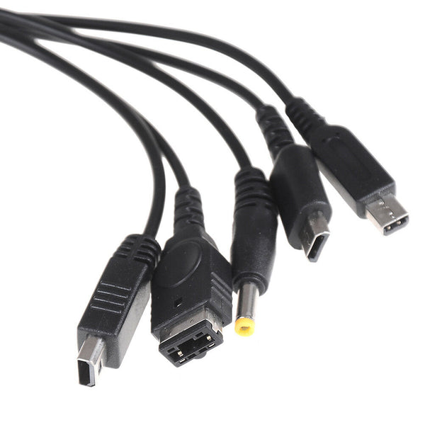 5-in-1 Charging Cable for Handheld Consoles