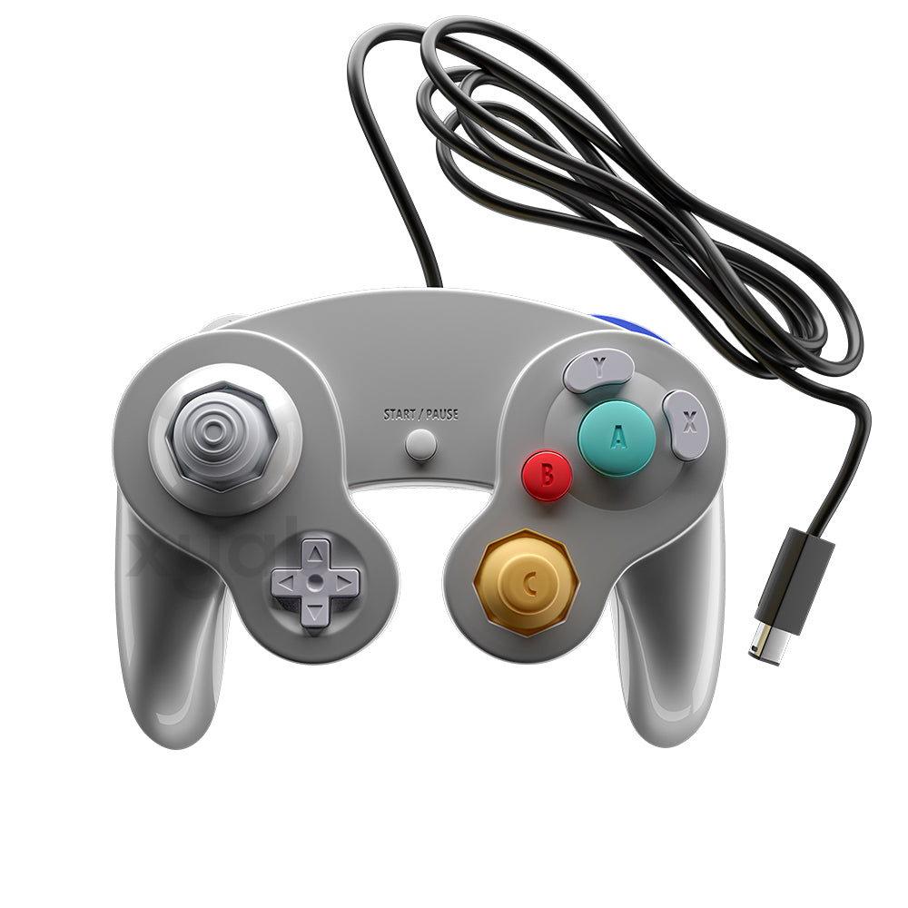 Wired Controller for Nintendo GameCube® - Silver – XYAB Wired Controller for Nintendo GameCube® - Silver – XYAB