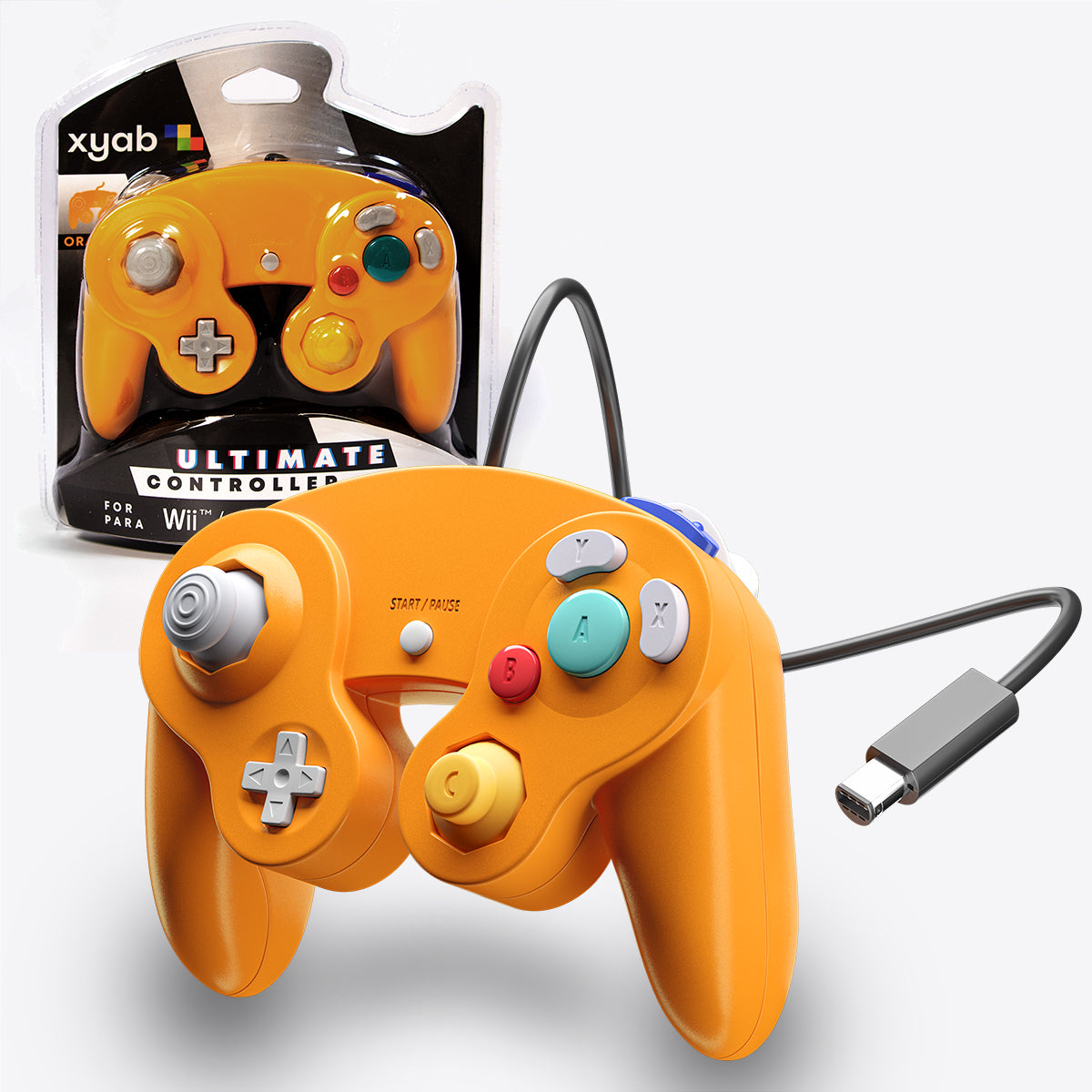 orange gamecube controller
