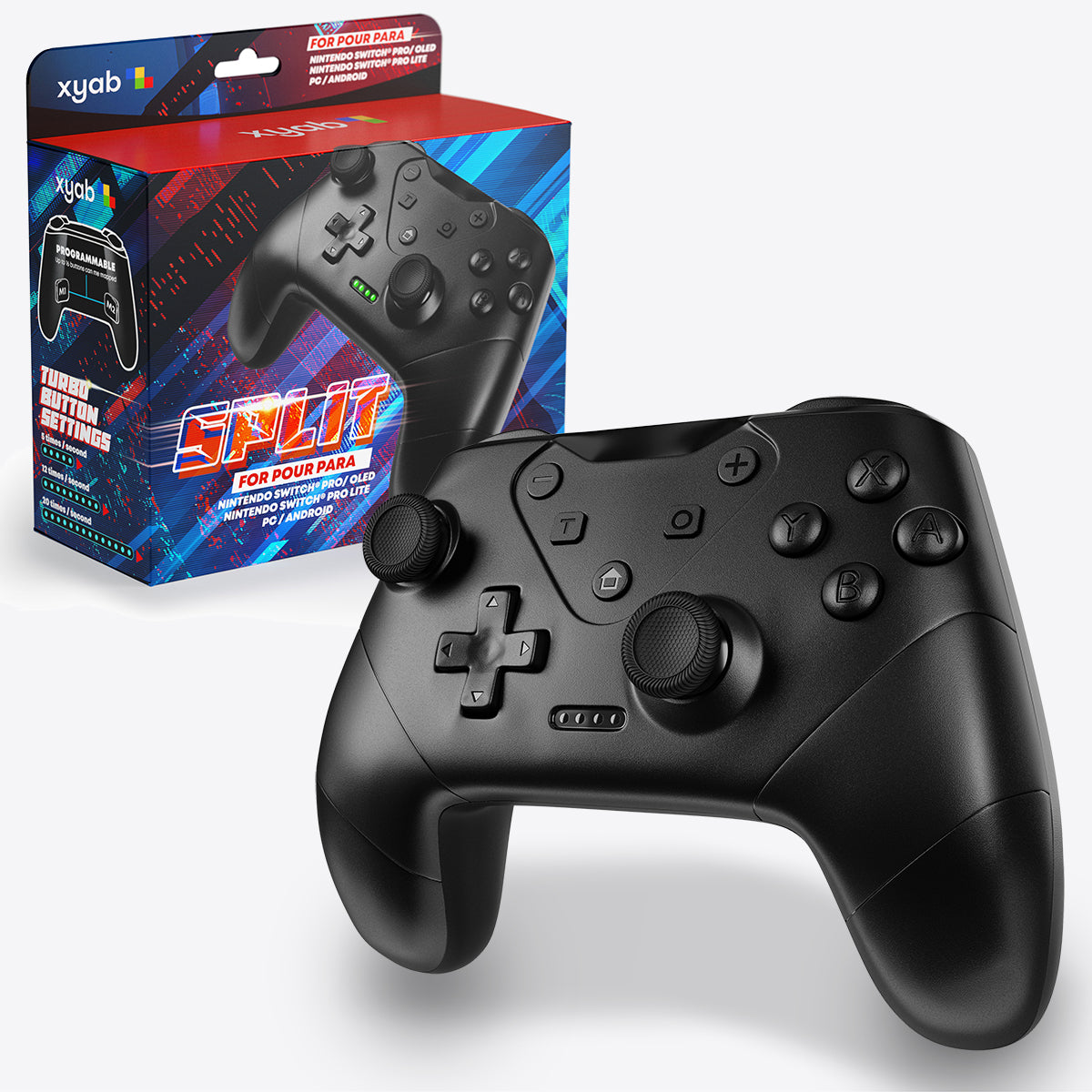 SPLIT Pro Wireless Controller for Nintendo Switch® - XYAB