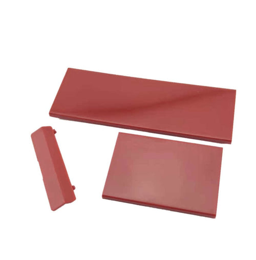 3 Piece Port Dust Covers - Red