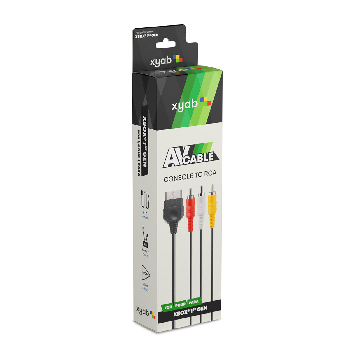 AV Composite Cable for Orignal Microsoft Xbox® - XYAB